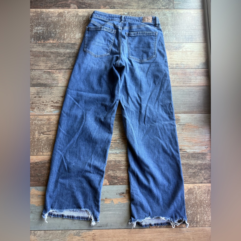 American Eagle Outfitters Low Rise Baggy Wide Leg Jeans - Picture 3 of 5